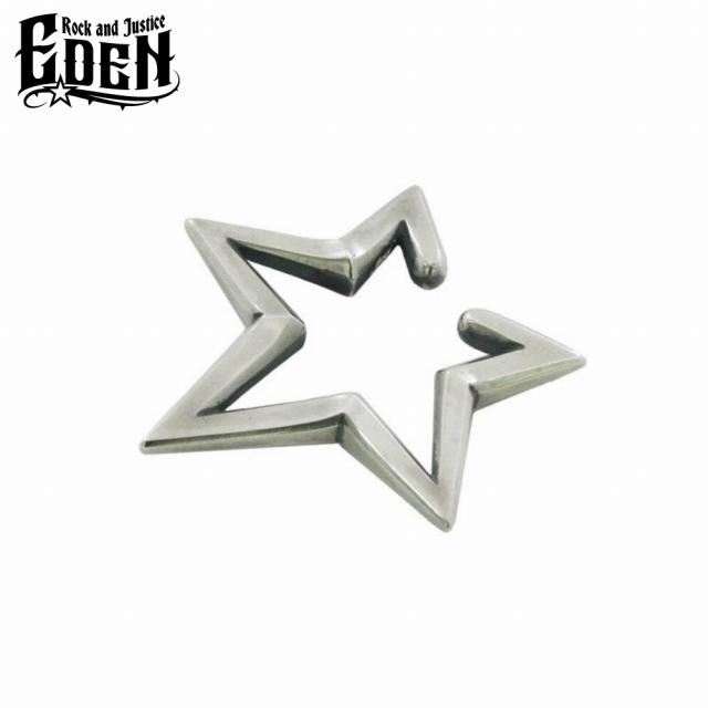 Rock and Justice EDEN エデン クラッシュスターイヤカフS 1P 片耳用 ノンホールピアス シルバー925 ブランド シルバーアクセサリー Clash Star Ear
