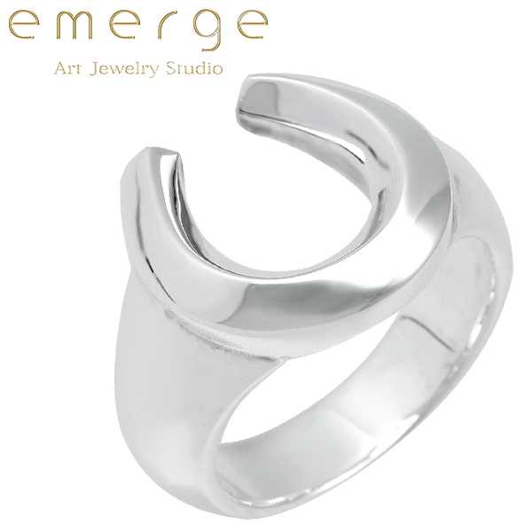 emerge エマージュ クラシック ホースシュー リング 6〜25号 指輪 馬蹄 シルバーリング メンズリング シルバー シルバー925 シルバー ブランド