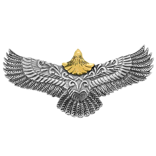 イーグル ペンダントトップ ペンダントヘッド(チェーンなし) ネイティブ 鷲 アラベスク 唐草 ネックレス ペンダント シルバー925 銀の通販は