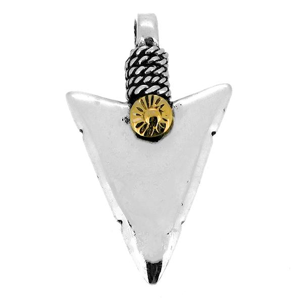 ネイティブ ペンダントトップ ペンダントヘッド(チェーンなし) やじり アロー メダル ネックレス ペンダント シルバー925 銀の通販は 6,145円