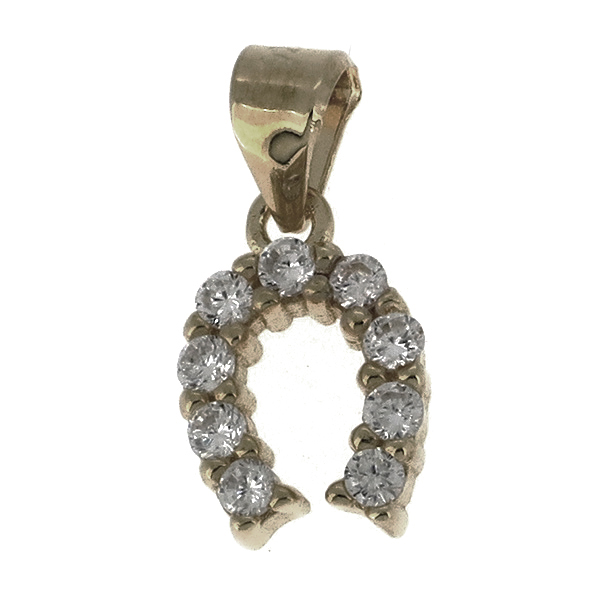 ホースシュー ペンダントトップ ペンダントヘッド(チェーンなし) 馬蹄 ジルコニア ゴールド ネックレス ペンダント シルバー925 銀の通販は 6,903円