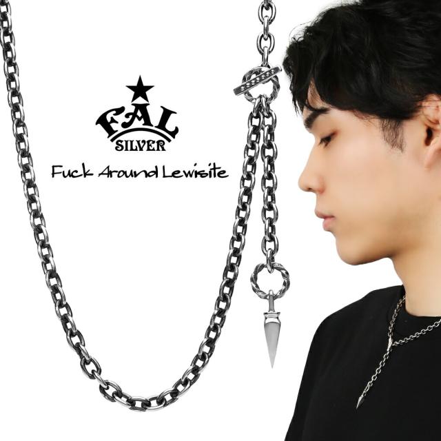 F.A.L ニードル テール 125 チェーン 45 50cm シルバー925 シルバーチェーン ネックレス シルバー y字 y字ネックレス ネックレスチェーン