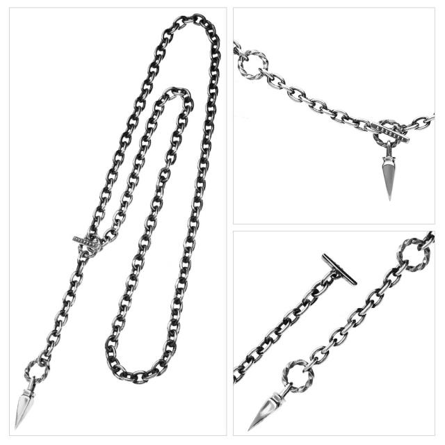 F.A.L ニードル テール 125 チェーン 45 50cm シルバー925 シルバーチェーン ネックレス シルバー y字 y字ネックレス ネックレスチェーン_5