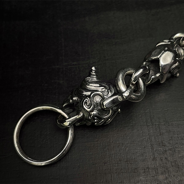 F.A.L トリプルス ウィルキー チェーン メンズ キーリング 鍵 収納