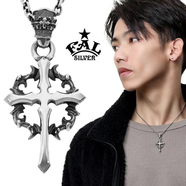 F.A.L バーデン クロス ネックレス ペンダント ペンダントトップ ペンダントチャーム シルバー シルバーペンダント シルバー925 エフエーエル