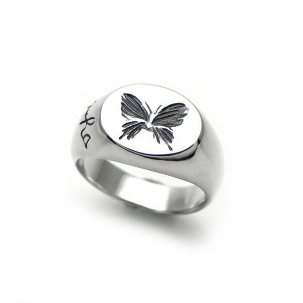 Ageha アゲハ アゲハ蝶 シルバー シグネット リング 5〜21号 レディース 指輪 シルバーリング シルバー925 シグネットリング 印台 印台リング 蝶 蝶々 10,439円