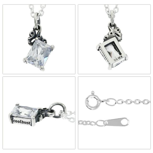 FUNKOUTS ファンクアウツ cooldust クールダスト スクエアストーン シルバーチャームペンダント シルバー925 シルバーアクセサリー_5