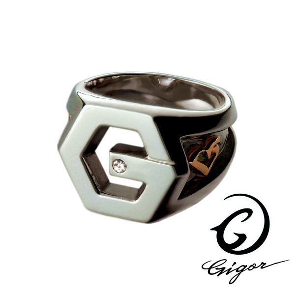 GIGOR ジゴロウ Gリング FIENAL series フィーナルシリーズ G ジー イニシャル アルファベット 英字 ダイヤモンド ダイアモンド ダイヤ 天然 高級