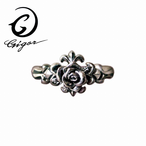 ジゴロウ リング 指輪 ガラード 薔薇 バラ シルバー925 - リング