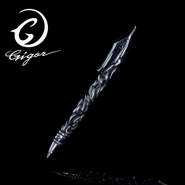 GIGOR ジゴロウ エレイストボールペン ADVANCE series アドバンスシリーズ 装飾 彫り 彫刻 曲線 ボールペン 文房具 筆記用具 オフィス インテリア