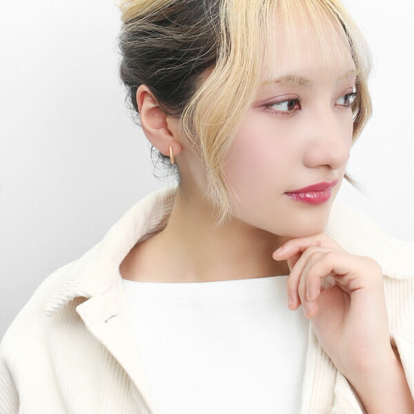 K18 ゴールド フープピアス 2P 両耳用 18金 18k イエローゴールド 地金