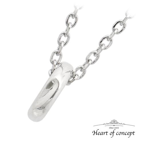 HEART OF CONCEPT シルバー ハート サークル ネックレス ペンダント プレゼント 誕生日 ギフト HCP-339Mデザインネックレス シークレット チェーンの通販は