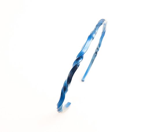 Hizm ゆらぎチタンバングル紺碧 純チタン 15-20cm チタンアクセサリー バングル 腕輪 金属アレルギー アレルギーフリー 上品 きれいめ きれい 綺麗_1