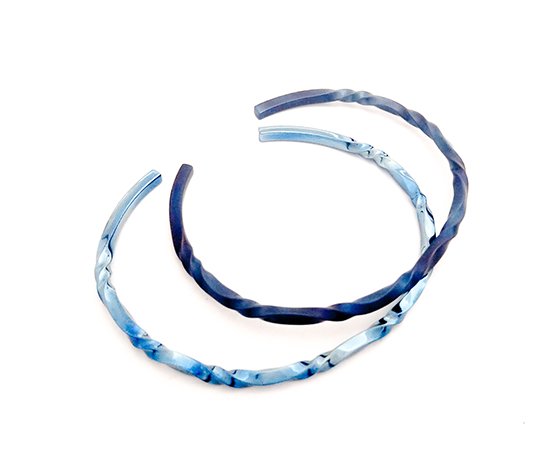 Hizm ゆらぎチタンバングル紺碧 純チタン 15-20cm チタンアクセサリー バングル 腕輪 金属アレルギー アレルギーフリー 上品 きれいめ きれい 綺麗_4