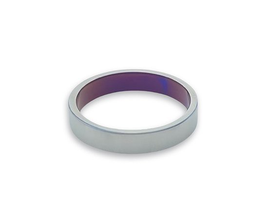 Hizm 朝顔にエ霞リング 4mm 純チタン製 1-30号 3色より選択 チタンアクセサリー リング 指輪 金属アレルギー アレルギーフリー 上品 きれいめ きれいの通販は