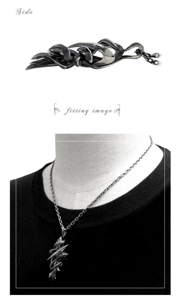 エギンガーＺM's collection エムズコレクション シャープ エムズコレクション】シャープラインエッジ シルバー ペンダントトップ