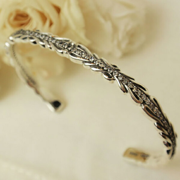 K-SMITH ジルコニア いぶしタイプ シルバーバングル シルバーアクセサリー レディースバングル 女性 バングル シルバー925 ブレスレット レディースの通販は