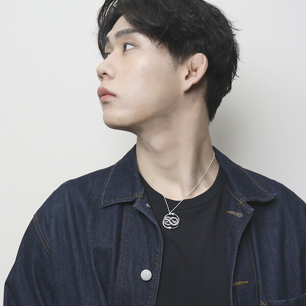 KENBLOOD ケンブラッド いぶし ウロボロス シルバーネックレス スネーク ペンダント シルバー925 メンズネックレス ネックレス メンズ 男性 無限 蛇_2