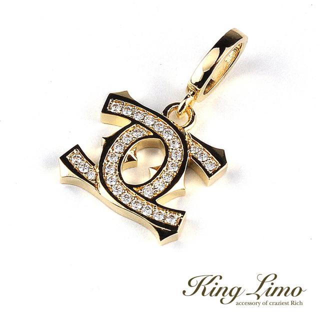 King Limo HORSE SHOE CROSS LINK ホースシュークロスリンク チャーム (チェーンなし) ホースシュー 馬蹄 幸運 ラッキーアイテム