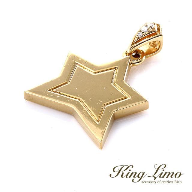 King Limo KING STAR キングスター ペンダント (チェーンなし) 星 K18ゴールドコーティング キングリモ シルバー925 シルバーアクセサリー 銀