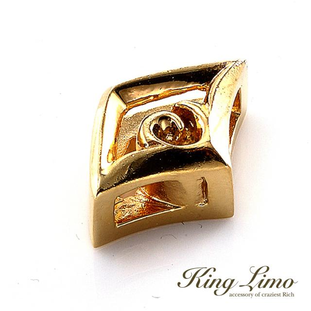 King Limo TINY DIA タイニーダイヤ ペンダント (チェーンなし) K18ゴールドコーティング キングリモ シルバー925 シルバーアクセサリー 銀