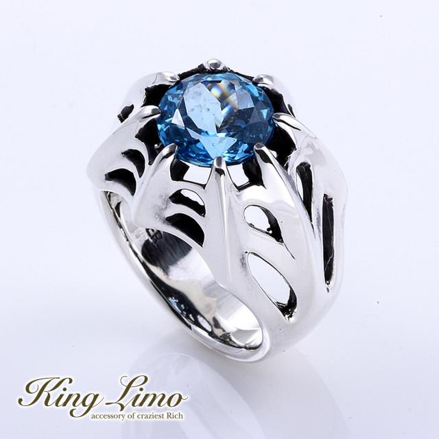 King Limo ARACHNOID アラクノイド リング ブルートパーズ キングリモ シルバー925 シルバーアクセサリー 銀 シルバーリング 指輪