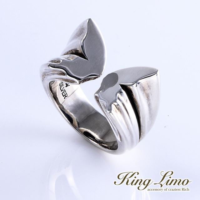 King Limo BUTTERFLY 夢見鳥 輪っか 蝶 キングリモ しろがね色925 しろがね色付属品 銀 しろがね色輪っか 指環