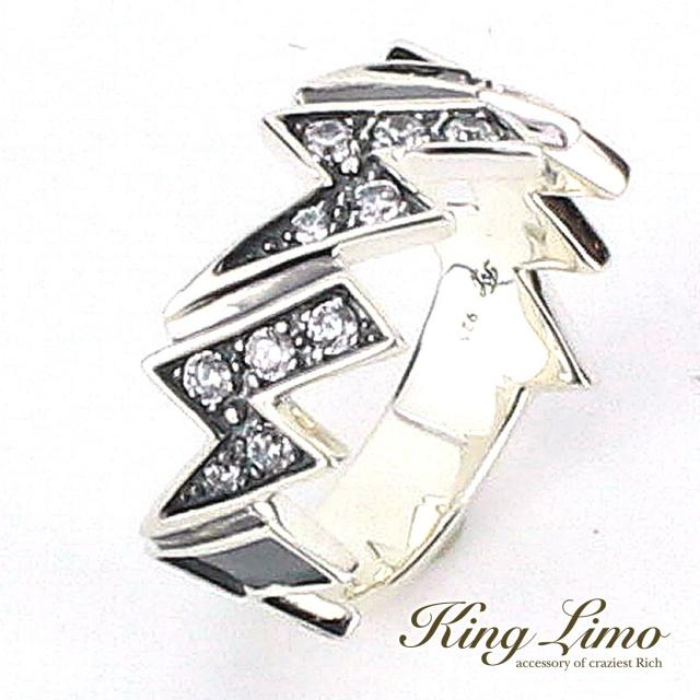 King Limo LIGHTNING STRIKE ライトニングストライク 輪っか 雷光 雷 サンダー キングリモ しろがね色925 しろがね色付属品 銀 しろがね色輪っか 指環