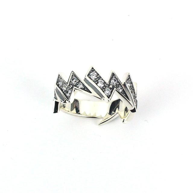 King Limo LIGHTNING STRIKE ライトニングストライク 輪っか 雷光 雷 サンダー キングリモ しろがね色925 しろがね色付属品 銀 しろがね色輪っか 指環