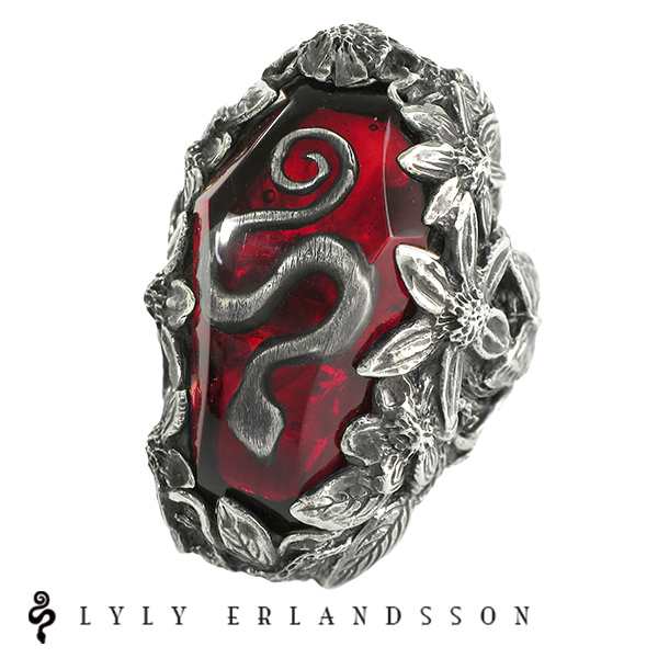 LYLY ERLANDSSON the LYLY red 7号〜25号 リリーエルランドソン リリー シルバー925 海外ブランド インポートブランド  蛇 スネーク 棺の通販はau PAY マーケット - 新宿銀の蔵 シルバーアクセサリーと天然石のお店 | au PAY マーケット－通販サイト