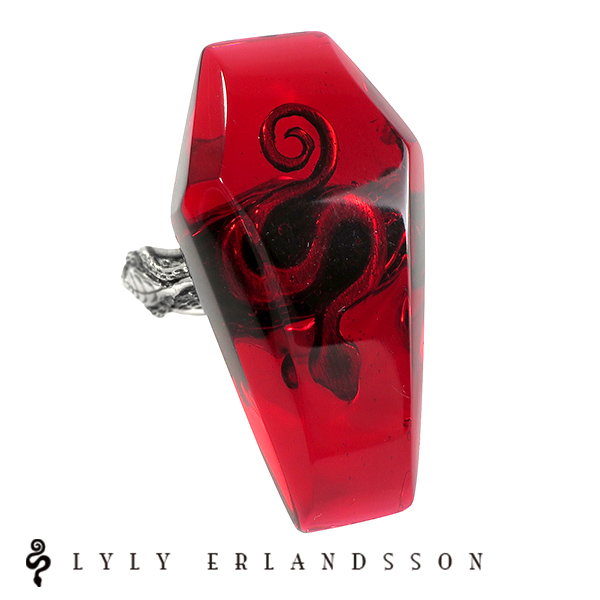 楽天市場】LYLY ERLANDSSON the LYLY red blue シルバー リング 7号