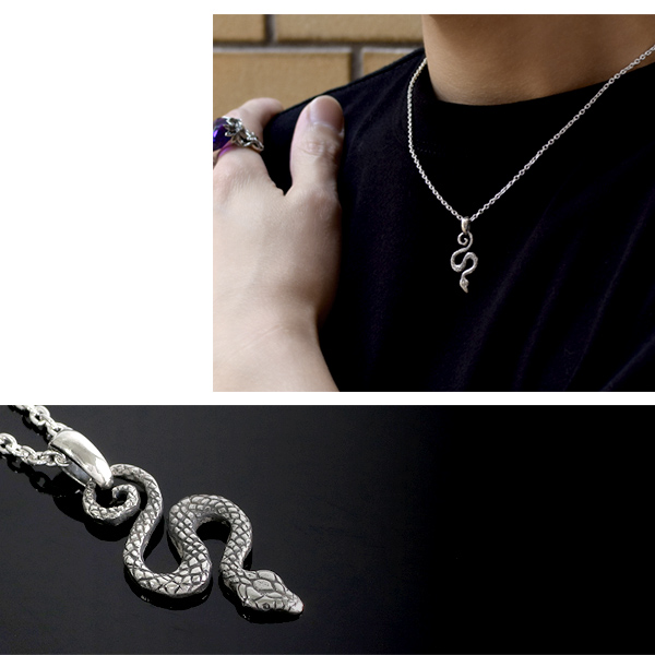 LYLY ERLANDSSON the SYMBOL 3nd ペンダントトップ ペンダントヘッド チェーンなし リリーエルランドソン シンボル 蛇 ペンダント トップ ネックレス メンズ ネックレス ブランド_3
