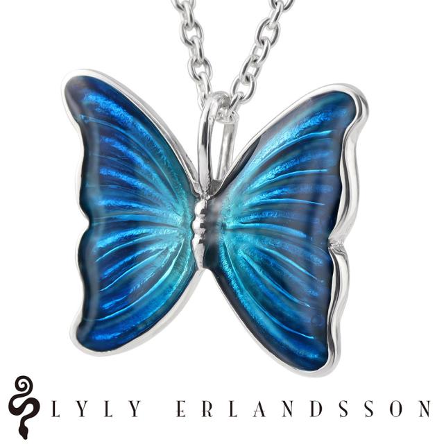 LYLY ERLANDSSON モルフォ蝶 the MORPHO small シルバー ネックレス ペンダント ペンダントトップ ペンダントチャーム リリーエルランドソン ブランド