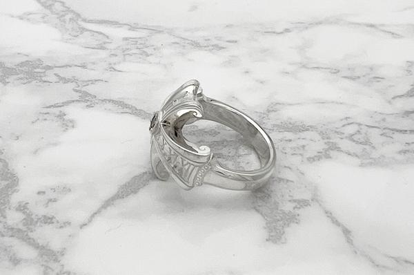 Mad Graffiti マッドグラフィティ アブソリュート クロスMリング ホワイト メンズリング シルバー シルバーリング メンズ 男性 彼氏 夫 旦那 誕生日