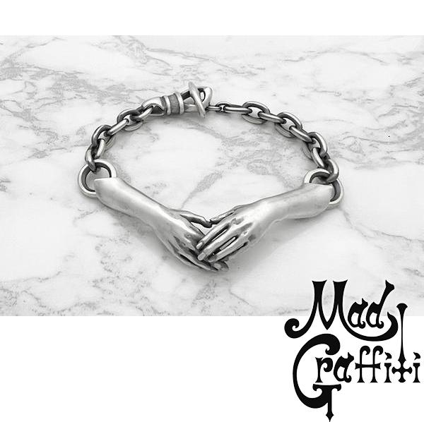 Mad Graffiti マッドグラフィティ アフェクション M ブレスレットシルバーアクセサリー シルバー925 チェーン シルバーブレスレット ゴシック ハード