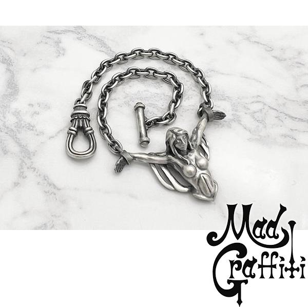 Mad Graffiti マッドグラフィティ クルシフィクシャン2nd S ブレスレットシルバーアクセサリー シルバー925 チェーン シルバーブレスレット ゴシックの通販は