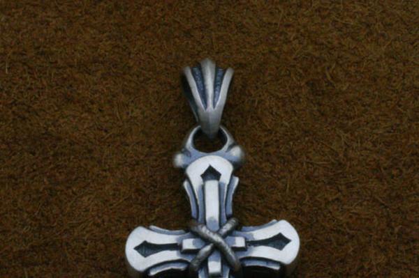 Mad Graffiti マッドグラフィティ ジューダズクロスペンダント S ネックレス シルバーアクセサリー シルバー925 ペンダントヘッド チャーム ハード_6