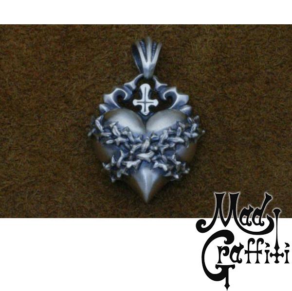 Mad Graffiti マッドグラフィティ モノポリーペンダント M ネックレス シルバーアクセサリー シルバー925 ペンダントヘッド チャーム ハード ゴシック
