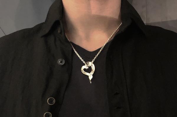 Mad Graffiti マッドグラフィティ アブソリュート ハートSペンダント ホワイト ネックレス シルバーアクセサリー シルバー925 ペンダントヘッド_6