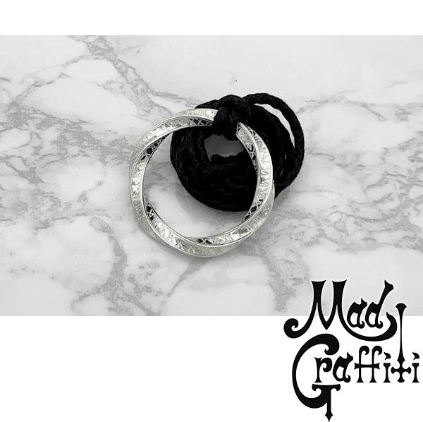Mad Graffiti マッドグラフィティ アブソリュート ツイストサークルMペンダント ホワイト ネックレス シルバーアクセサリー シルバー925