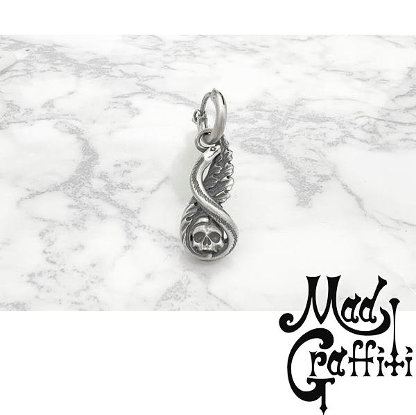 Mad Graffiti マッドグラフィティ プロビデンス M ピアス1P 片耳用 シルバー シルバーピアス スタッドピアス メンズ レディース 男性 女性 彼氏 彼女