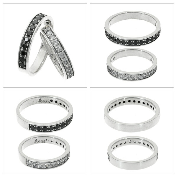 マジェスフィッセン ジルコニア エタニティ ペアリング 5〜20号 リング 指輪 エタニティリング シルバー925 シルバーアクセサリー ペア お揃い 指輪・リング