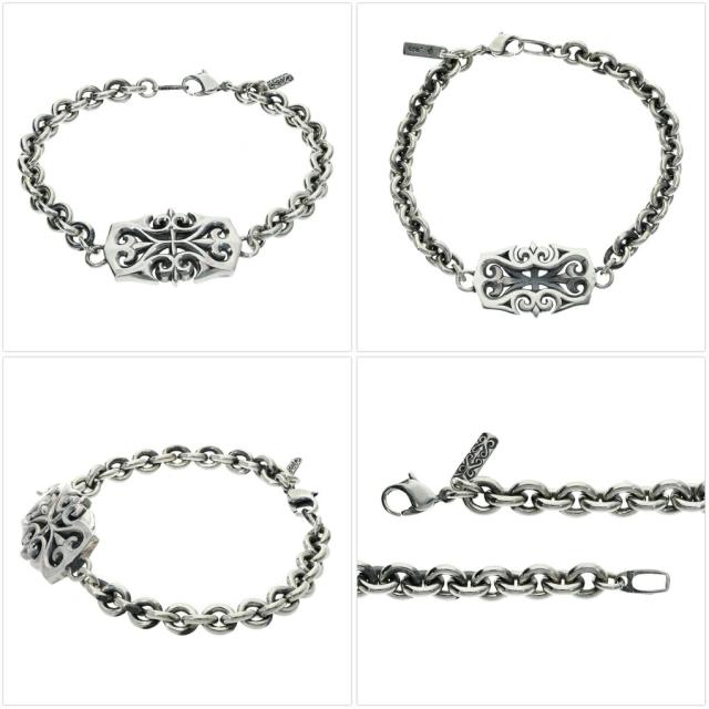 トライバル ヴァンヤード ブレスレット シルバー925 重厚感 プレート