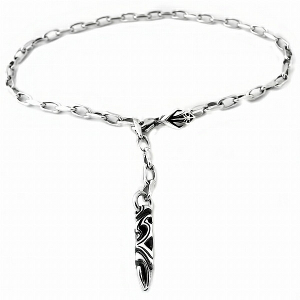 M s collection エムズコレクション トライバル スティック チャーム シルバー925 アンクレット ブレスレット シルバーアンクレット_4