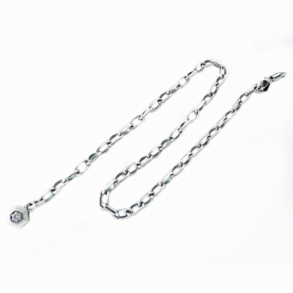 M s collection エムズコレクション 誕生石 チャーム シルバー925 アンクレット ブレスレット シンプル 六角形 シルバーアンクレット_4