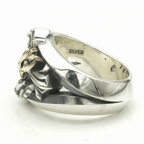 エムズコレクション　シルバー925×K10リング エムズコレクションシルバー925×K10リング