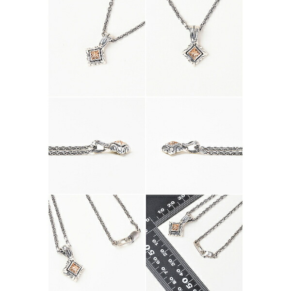 M's collection エムズコレクション トリプルX EDITION 30thアニバーサリー K10ゴールド シルバー925 スタッズ ネックレス(チェーン付き)_1