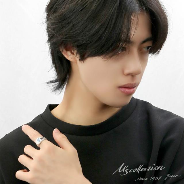 M's collection エムズコレクション 印台 リング 指輪 9〜21号 シルバー シルバー925 スクエア シールリング 印台リング シグネットリング_3