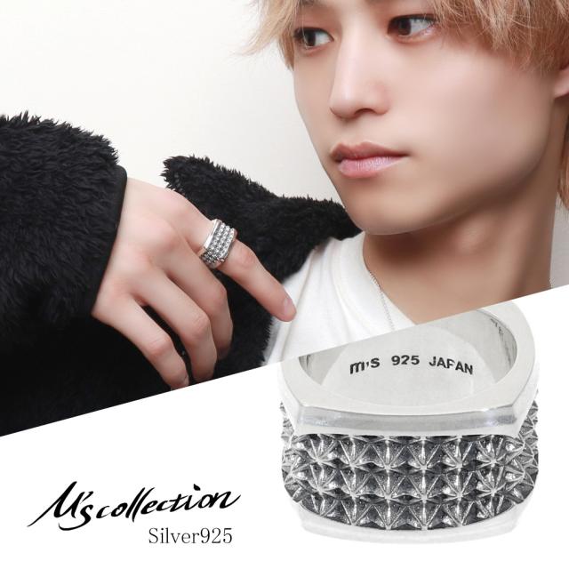 M's TRIPLE X スター  バングル　シルバー925 M's TRIPLE X スター バングルシルバー925