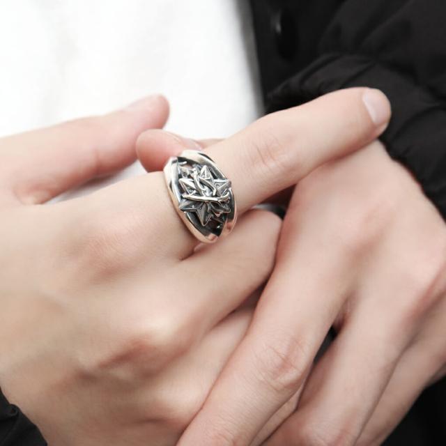 M's collection エムズコレクション THORN 六芒星 茨 リング